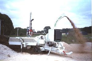 biotrituratore montata su trattore