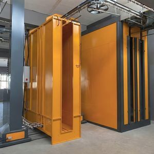 linea di verniciatura a polvere verticale 1