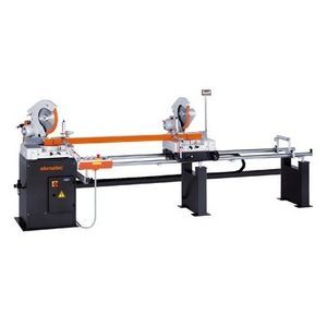 troncatrice a due teste per PVC