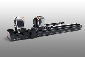 troncatrice a due teste per alluminio