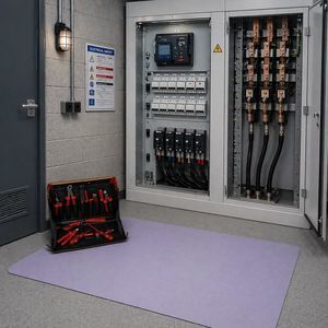 tappeto in isolante elettrico