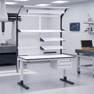 postazione di lavoro per assemblaggio