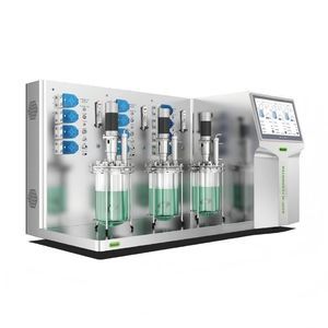 bioreattore / fermentatore con agitazione meccanica (STR)