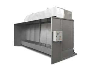 cabina di verniciatura chiusa