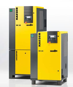 compressore d'aria / fisso / con motore elettrico / a vite