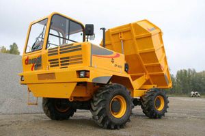 dumper gommato / diesel / con benna orientabile