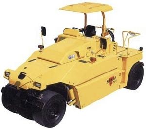 rullo compattatore gommato