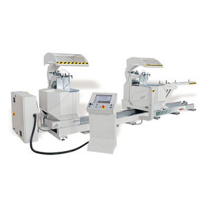 troncatrice a due teste per alluminio