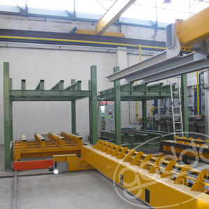 forno per trattamento termico / a nastro trasportatore / elettrico / a gas