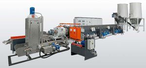 linea di estrusione di riciclaggio di materie plastiche 1