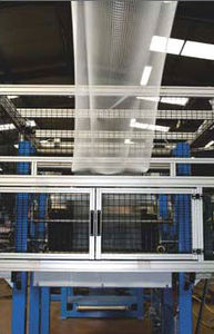 linea di estrusione per rete in plastica