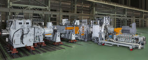 estrusore per l'industria plastica
