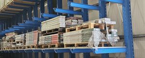 scaffalatura per magazzino di stoccaggio