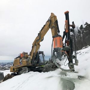 attrezzo di scavo per escavatore