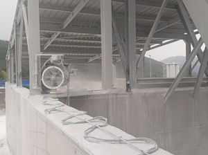 cannone nebulizzatore per l'abbattimento delle polveri