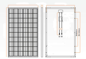 modulo fotovoltaico in silicio policristallino