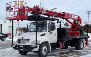 piattaforma telescopica montata su camion