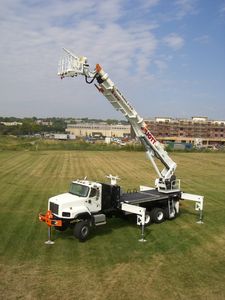 piattaforma telescopica montata su camion