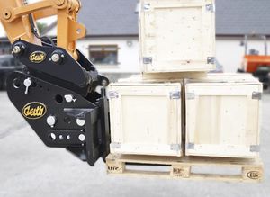 forca per pallet per escavatore