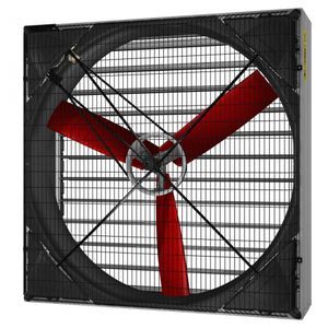 ventilatore assiale / di circolazione di aria / in acciaio galvanizzato