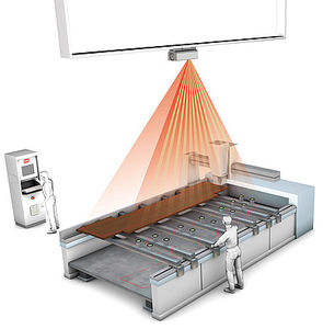 proiettore laser digitale / di profilo