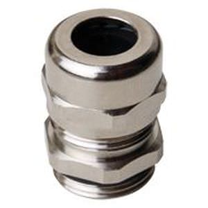 pressacavo in ottone nichelato / IP68 / senza alogeni / filettato