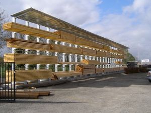 scaffalatura per uso in esterni