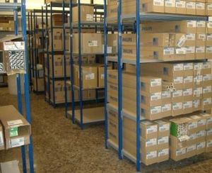 scaffalatura per magazzino di stoccaggio