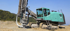 perforatrice per fori da mina / cingolata / fondo foro / per cantiere di costruzione
