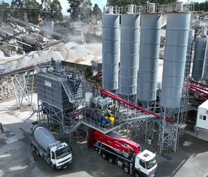 centrale di betonaggio mobile