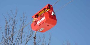 carrello - paranco per sistema a cavo