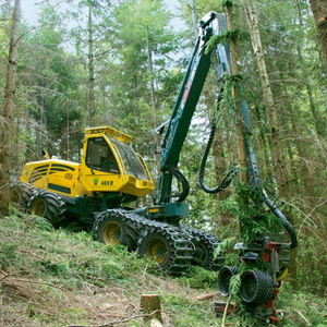 abbattitrice forestale gommata