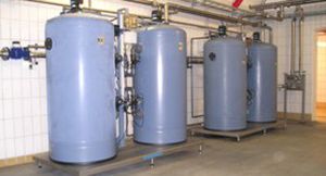 unità di purificazione di acqua con scambiatore di ioni