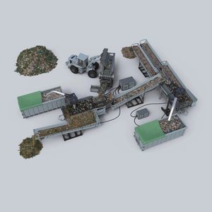 stazione di trattamento dei rifiuti da cantiere