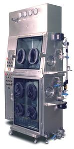 glove box per svuotamento fusto
