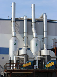 scrubber a estrazione umida