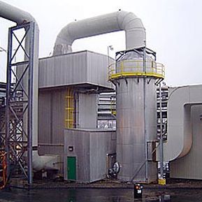 scrubber a estrazione umida