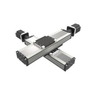 tavola di posizionamento XY / a motore / 2 assi / alluminio