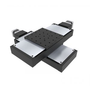 piastra di posizionamento XY / a motore / 2 assi / a basso profilo
