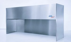 banco da lavoro in acciaio inox / per camera bianca / compatto