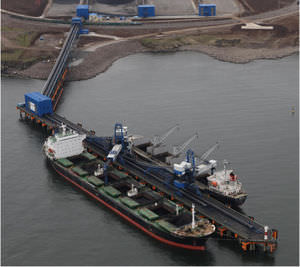 caricatore di nave per carbone
