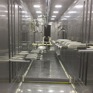 cabina di verniciatura a polvere per pezzi di ricambio