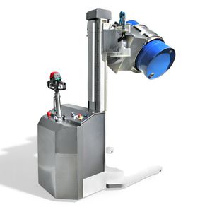 accatastatore con rotazione di fusto