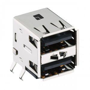 connettore USB / PCB / presa / per montaggio su pannello