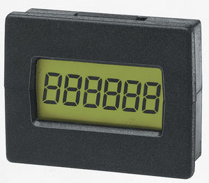 contatore totalizzatore di impulsi / digitale / elettronico / per montaggio su pannello