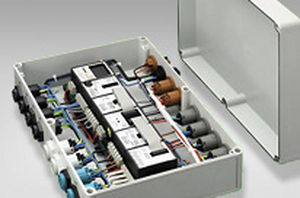 scatola elettrica attrezzata / in plastica / per distribuzione elettrica / preassemblata