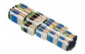 morsetto componibile push-in / su guida DIN / compatto