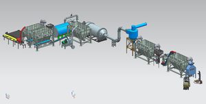linea di produzione di pellet