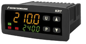 controllore di temperatura con doppio display a LED / programmabile / configurabile