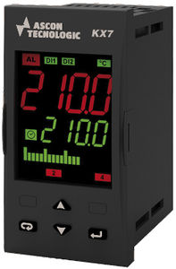 controllore di temperatura con doppio display a LED / PID / programmabile / IP54